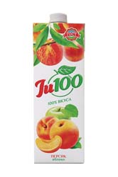 Нектар Яблочно-персиковый 1 л./12 шт. Зу 100