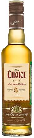 Настойка горькая YOUR CHOICE SPICED WITH TASTE OF WHISKY 0,5л 40% 1/6