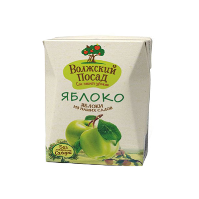 Сок Яблочный 0,2 л./27 шт. Волжский посад