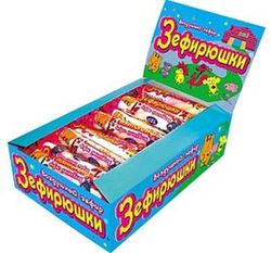 Зефир Зефирюшки воздушный  7гр 35шт/8бл Эврика