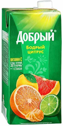 Нектар Цитрусовый 2 л./6 шт. Добрый 