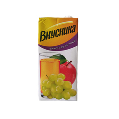 Напиток с/с Яблочно-виноградный 0,95 л./12 шт. Вкусника 