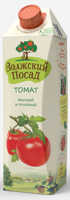 Сок Томатный 2 л./6 шт. Волжский посад 