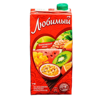 Напиток с/с Тропический микс 0,95 л./12 шт. Любимый