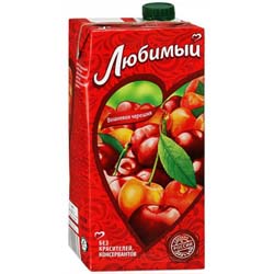 Нектар Яблоко/вишня/черешня 0,95 л./12 шт. Любимый 