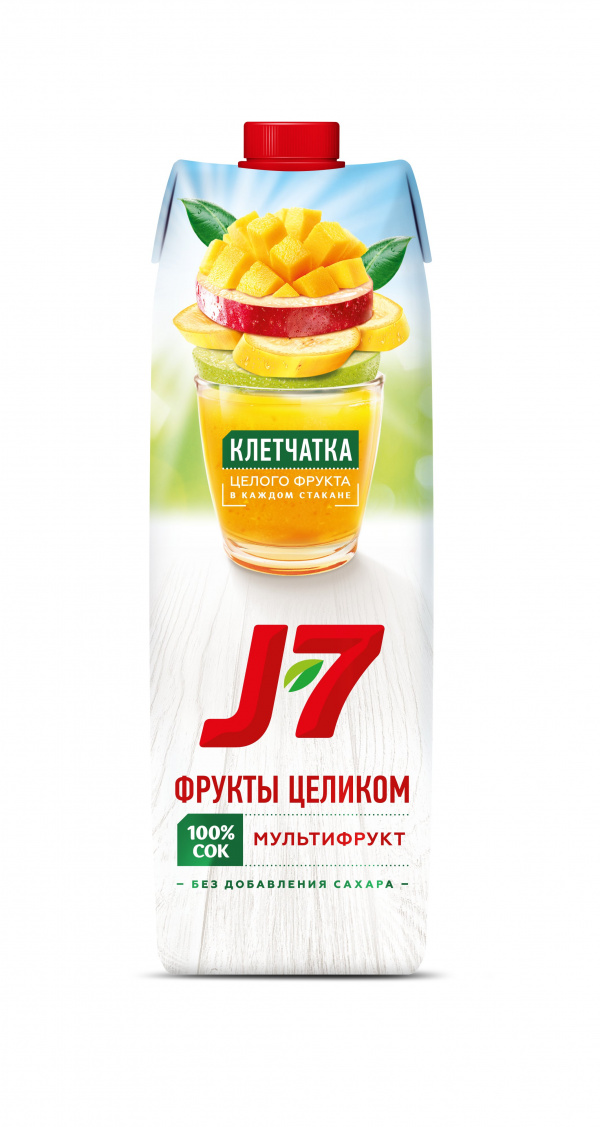 Сок Мультифруктовый 0,97 л./12 шт. Джей 7