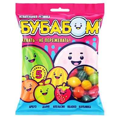 Жевательная  резинка Бубабом 90г/20шт Эврика (BM-5-1)