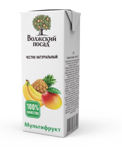 Нектар Мультифрукт 0,2 л./27 шт. Волжский посад