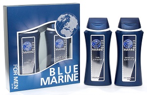Набор муж Blue Marine Шампунь +  Гель д/душа  071 /12