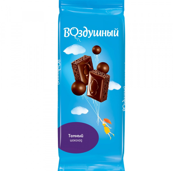 Шоколад Воздушный темный 85г/20ш 