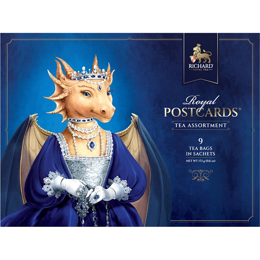 Чай Richard Royal Postcards tea Assortiment ассорти 3 вкуса 9 пак*1,9гр18/24шт