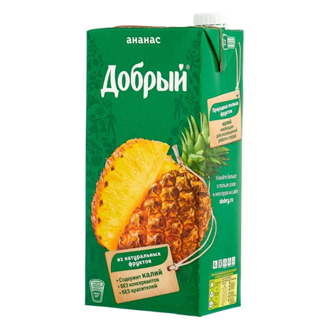 Нектар Ананасовый 2 л./6 шт. Добрый 