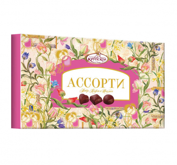 Конфеты Ассорти Крупская 149г/8шт Славянка 