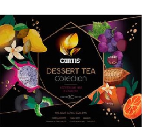 Чай Curtis Dessert Tea Collection ассорти 6 вкусов 30 пак*1,7гр/10шт