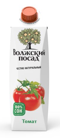 Сок Томатный 1л/12шт Волжский посад