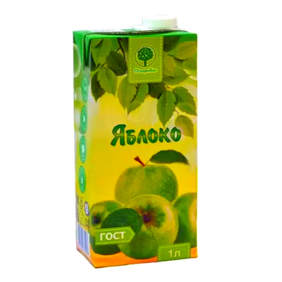 Нектар Яблочный 1 л./12 шт. Плодовое