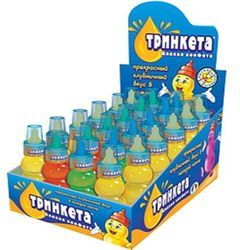 Конфета жидкая Тринкета клубника 70гр 24шт/6бл Эврика