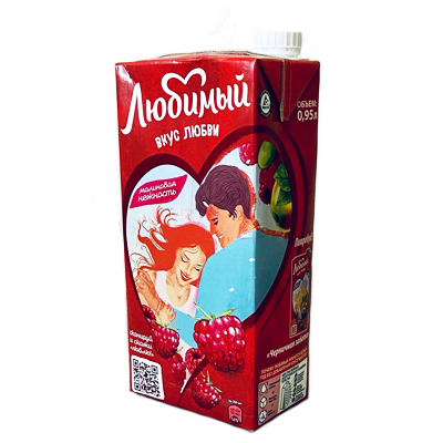 Напиток с/с Малина 0,95 л./12 шт. Любимый