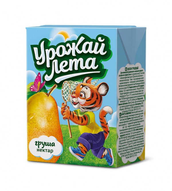 Нектар Грушевый 0,2 л./27 шт. Урожай лета