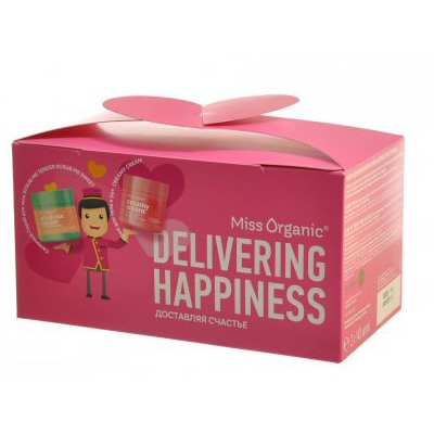Набор жен Miss Organic №82 Delivering Happiness Happi(скраб + крем для тела) /6
