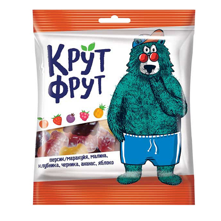 Жевательный мармелад КрутФрут Озорные мишки 30г/90шт КДВ
